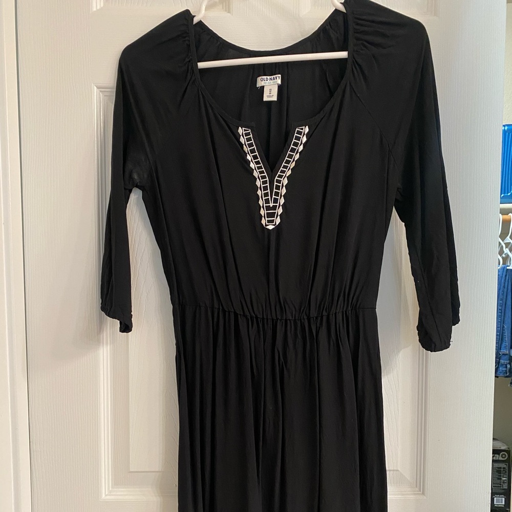 Black tribal dress